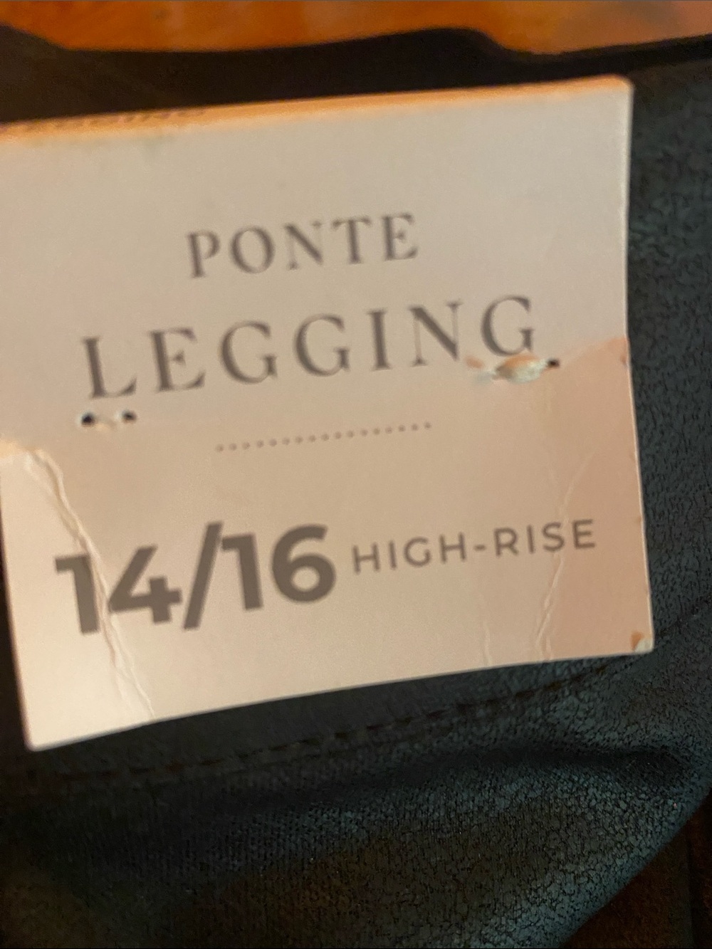 Lane Bryant Black Faux Leather Leggings - Picture 2 of 4